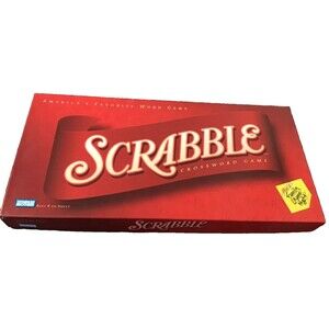 T7 Vintage 1999 Hasbro Parker Brothers Scrabble Crossword Board Game Complete